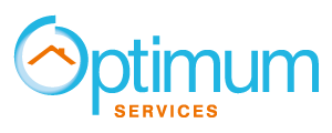 Logo baseline, Optimum Services, cuisiniste agenceur à Carnac