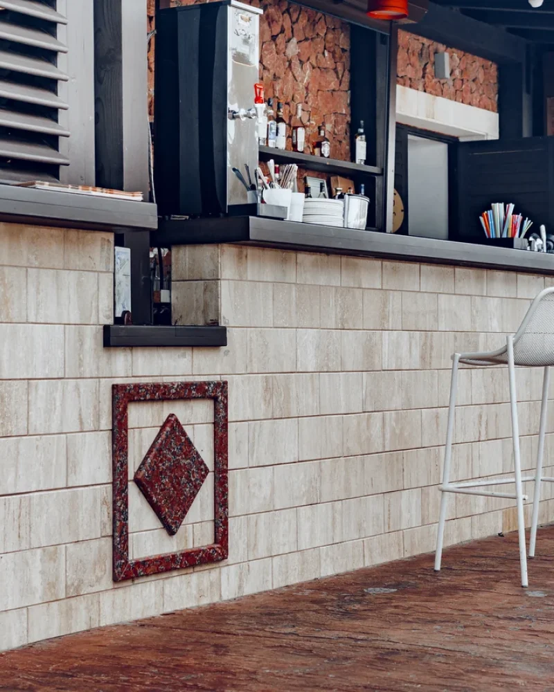 Réalisation cuisine extérieure, Optimum Services, cuisiniste agenceur à Carnac