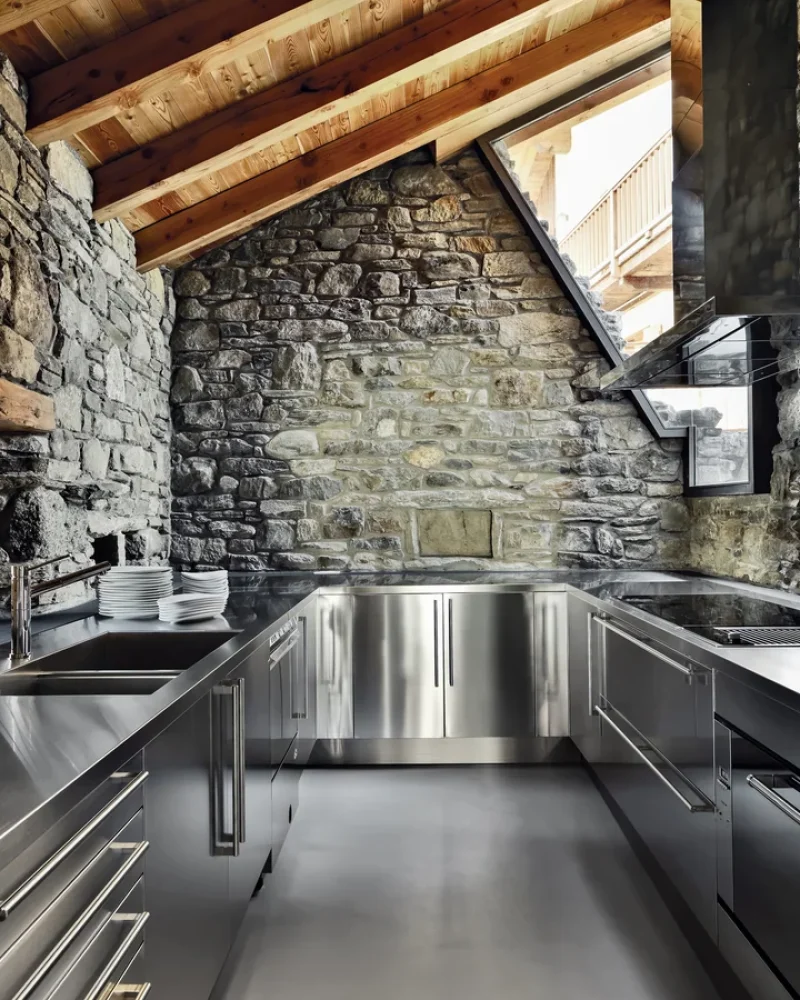 Réalisation cuisine extérieure, Optimum Services, cuisiniste agenceur à Carnac